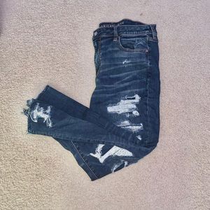 American Eagle darkest wash jeans